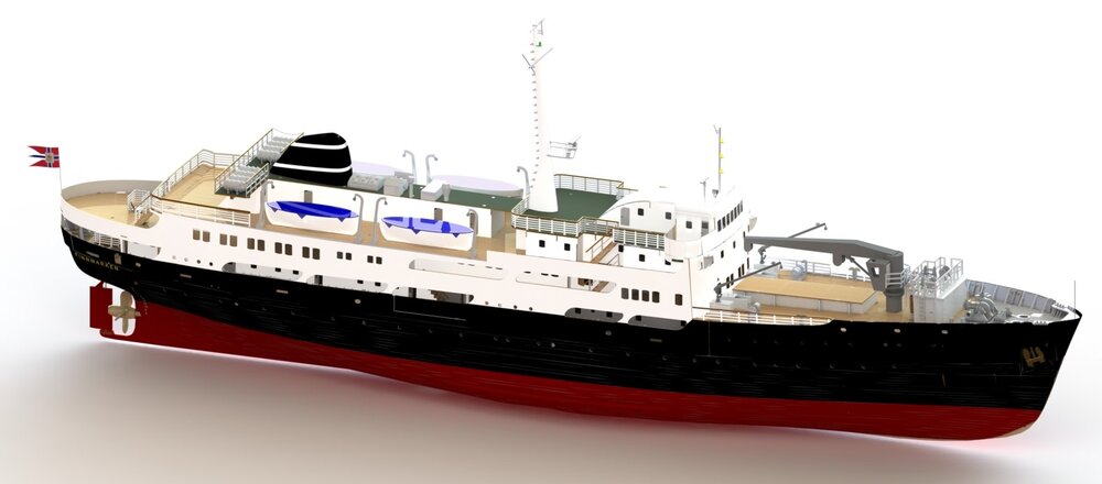 MS Finnmarken 1:60 Bausatz